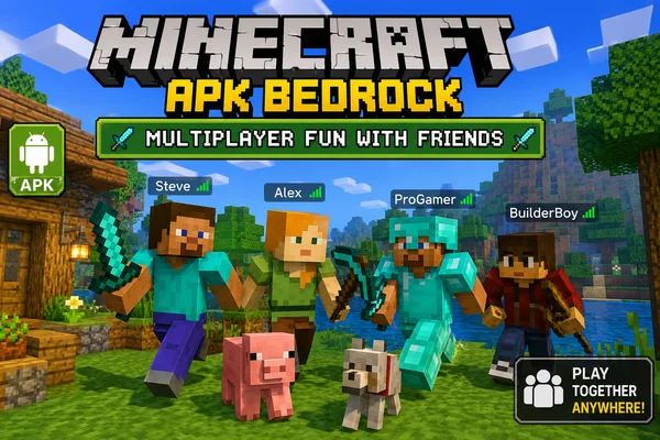 Minecraft APK Bedrock : Multiplayer Fun with Friends