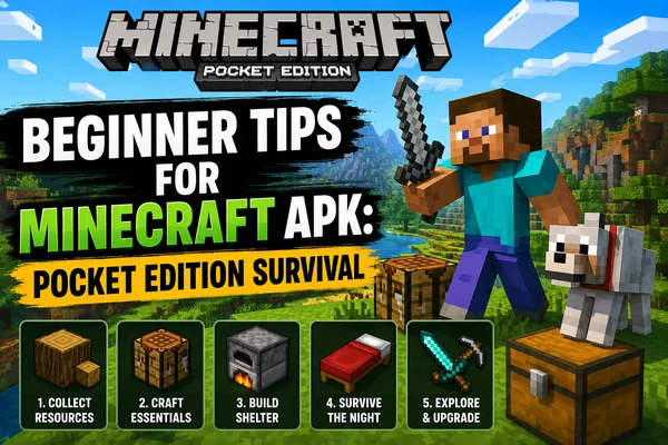 Beginner Tips for Minecraft APK: Pocket Edition Survival